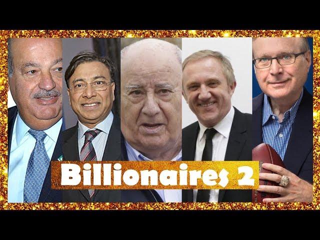 Самые богатые владельцы футбольных клубов 2!(François Pinault, Allen,Mittal, Slim,Amancio Ortega)