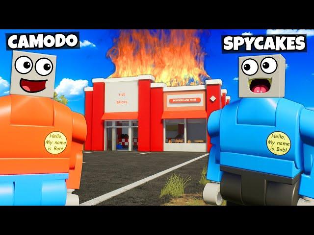 Spycakes & I Opened a Restaurant in The WORST RP Server in Brick Rigs!