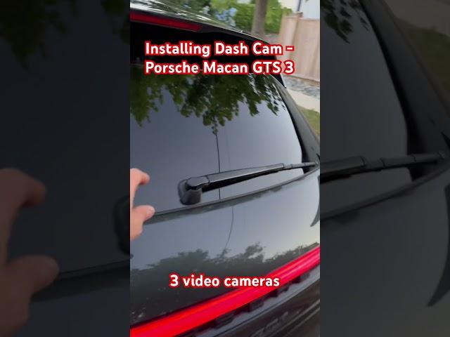 Installing Dash Cam - Porsche Macan GTS 3