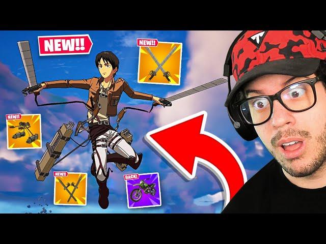 The ATTACK ON TITAN Update is HERE! (Fortnite)