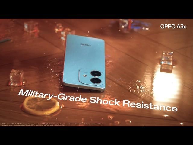 OPPO A3x | Durability & Liquid Resistance