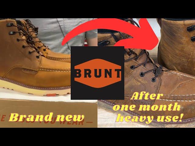 Honest ONE MONTH Heavy Use Brunt Work Boots Review Update | The MARIN (Comp Toe)