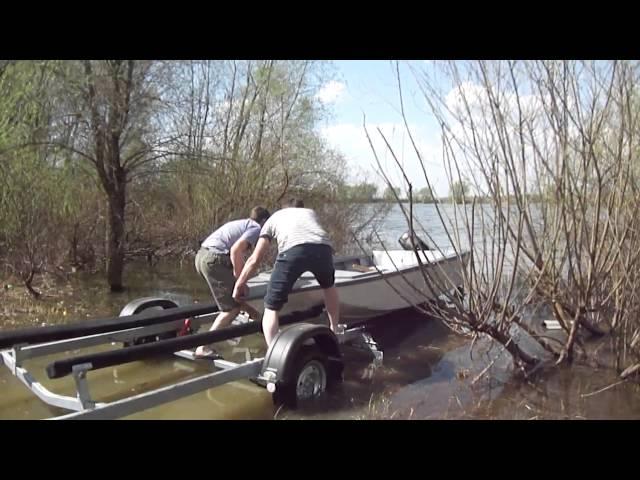 Первый спуск на воду лодки АКЛ 4