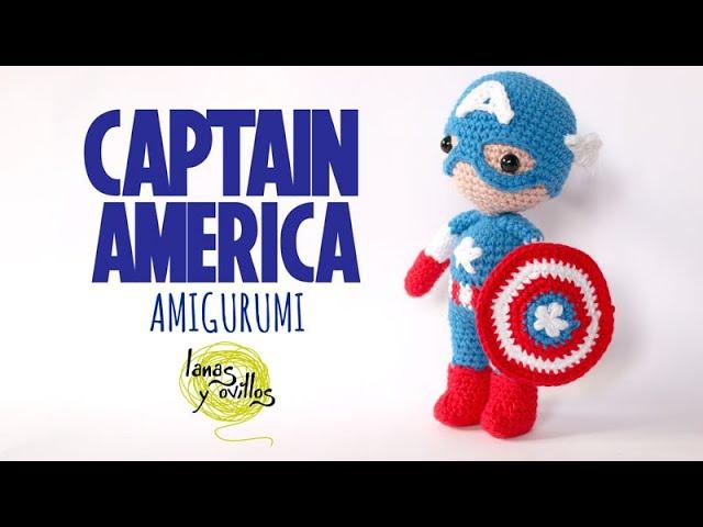 Tutorial Captain America Amigurumi in English | Crochet