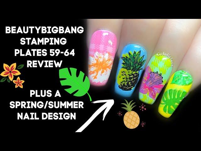 BeautyBigBang Stamping Plates 59-64 | Spring/Summer Nails