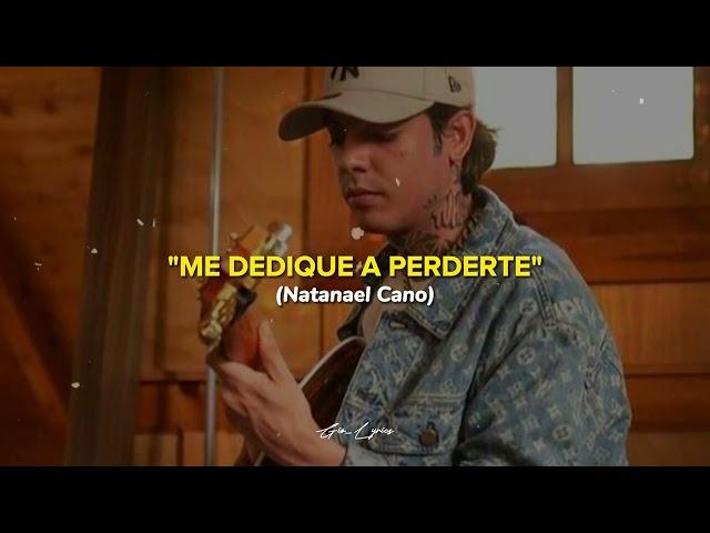 Me Dedique A Perderte  - (Natanael Cano)