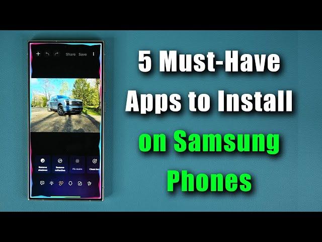 5 Apps You Must Install On Your Samsung Galaxy Smartphone! (100% FREE)