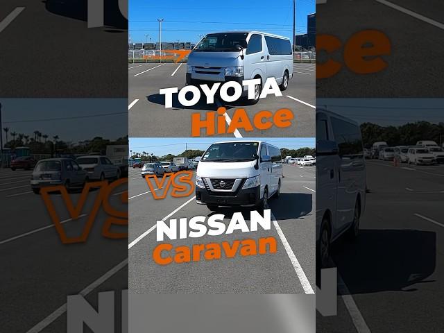 Video comparison Toyota Hiace vs Nissan Caravan NV350 #beforward #carforsale #toyota #hiace #nissan