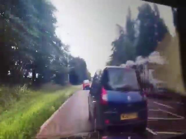 Dangerous driving by taxi driver Paul Toland Taunton Somerset. Paul Toland's footage.