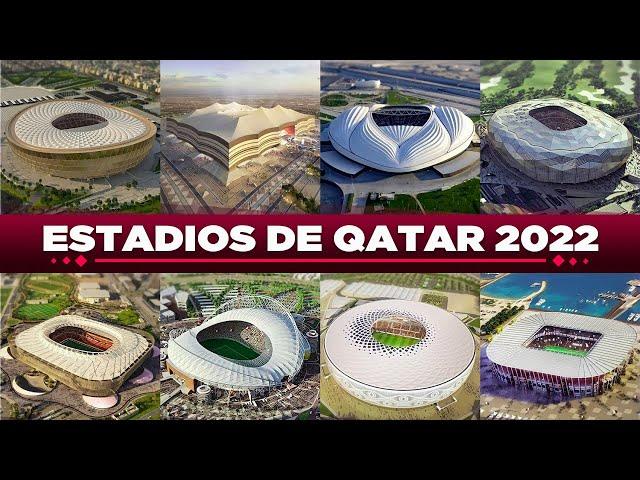 Los ESPECTACULARES Estadios del Mundial QATAR 2022 ️ | Capacidad y Fixture por estadio