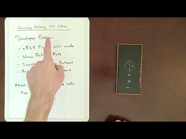 Samsung Galaxy S23 Ultra - Cool Developer Options
