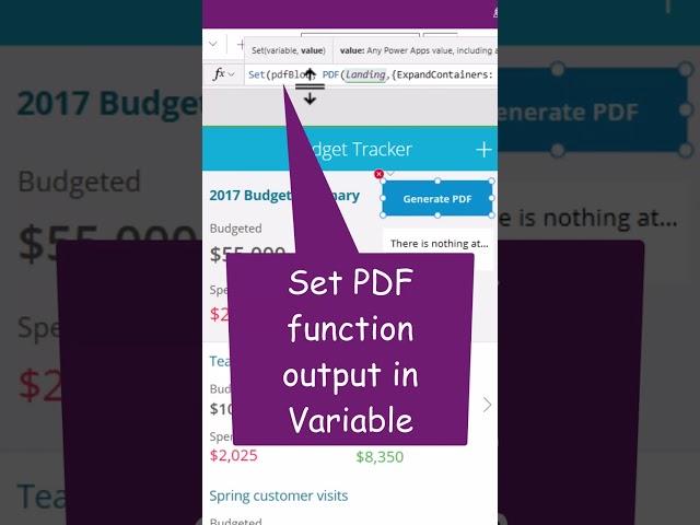 How to Download PDFs DIRECTLY from Power Apps with the PDF Function #Shorts