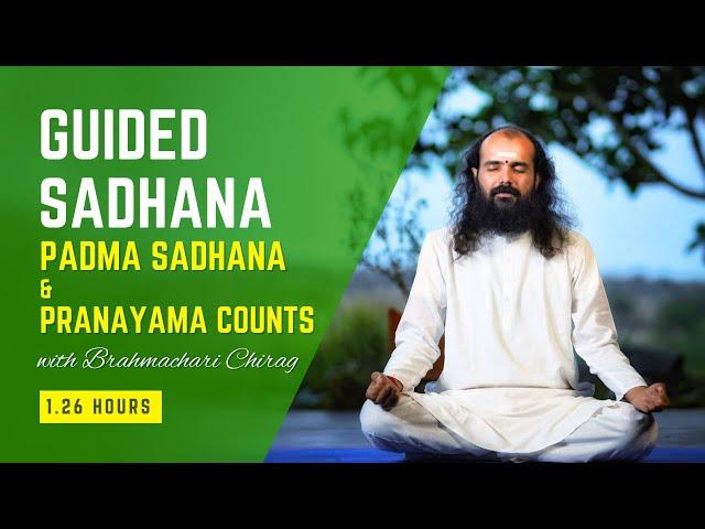 Padmasadhna Asanas, Pranayam count for Sudarshan Kriya with Mudras | Art Of Living