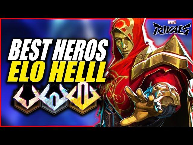 Les MEILLEURS HÉROS pour QUITTER le ELO HELL (BRONZE / SILVER / GOLD) ► MARVEL RIVALS