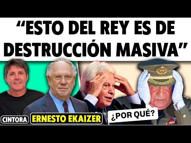 "CON EL CUL0 AL AIRE. ASÍ DEJA EL REY EMÉRITO A SUS DEFENSORES. Y SALDRÁ MÁS". Ekaizer y Cintora