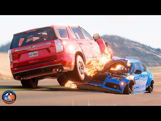 Best Head On Car Crashes - BeamNG.drive CRAZY DRIVERS