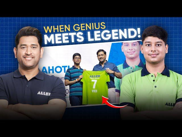 IITJEE AIR-1 to meeting MS Dhoni!! Watch Ved Lahoti’s Incredible Journey! 