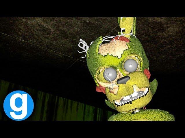 BRAND NEW FNAF 6 SALVAGED SPRINGTRAP HIDE AND SEEK! Five Nights at Freddy's Garry's Mod