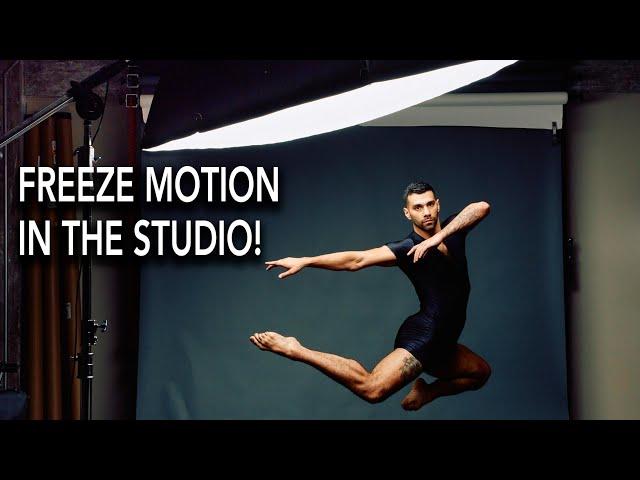 How to Freeze Motion In the Photography Studio Using Flash