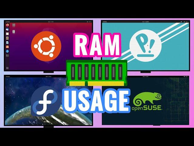 [Gnome 3.38 RAM Usage] Ubuntu 20.10 vs Pop!_OS 20.10 vs Fedora 33 vs openSUSE Tumbleweed