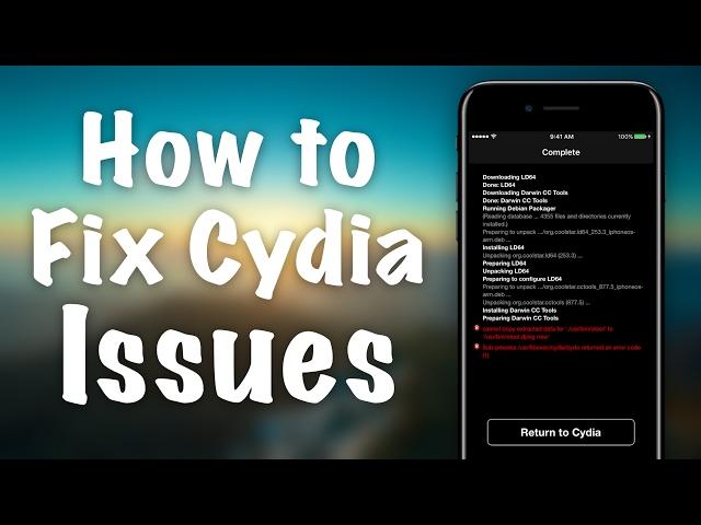 How to Fix Common Cydia Errors on iOS 10.2 | "failed in buffer_write()"