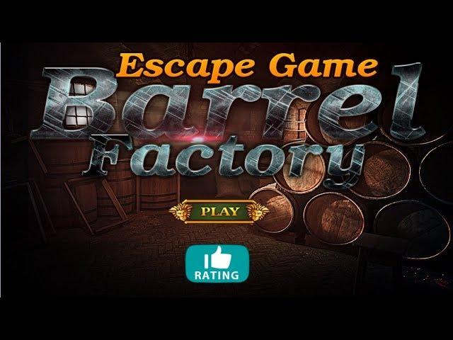 Escape Game : Barrel Factory Escape : Full Walkthrough in English with NO ADS