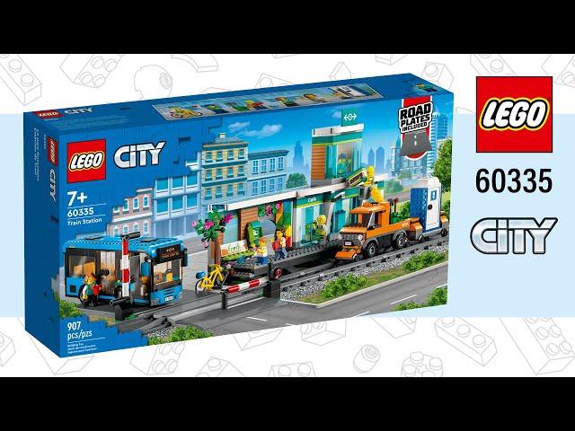 LEGO® City | Train Station (60335)[907 pcs] Speed Build | Top Brick Builder Lite