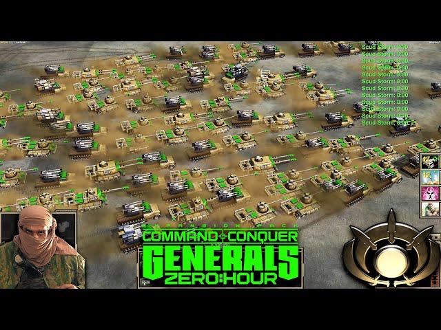 Toxin 1vs7 Random Generals | Command & Conquer Generals Zero Hour