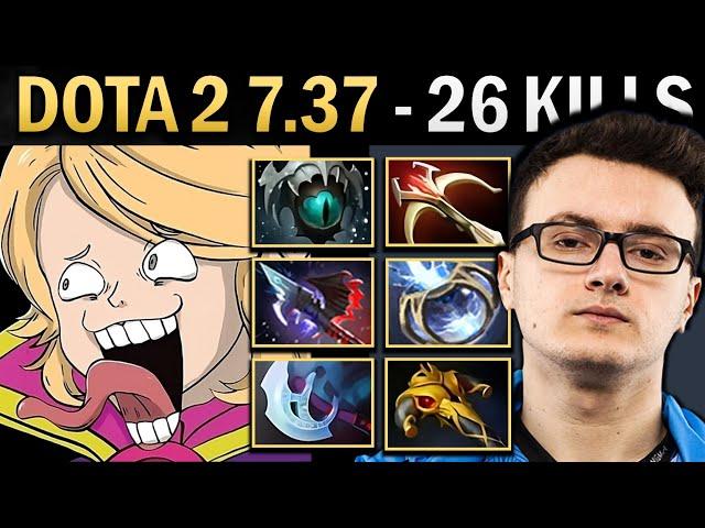 Invoker Gameplay Miracle with 26 Kills and Daedalus - Dota 7.37