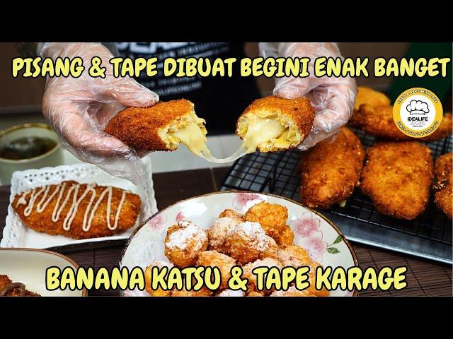 PISANG & TAPE DIBUAT BEGINI AJA ENAK BANGET | BANANA KATSU & TAPE KARAGE