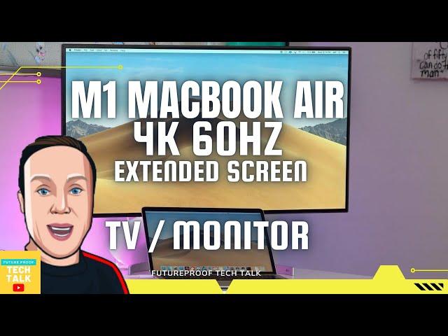 M1 Macbook Air Extend Display 4K 60hz TV / Monitor