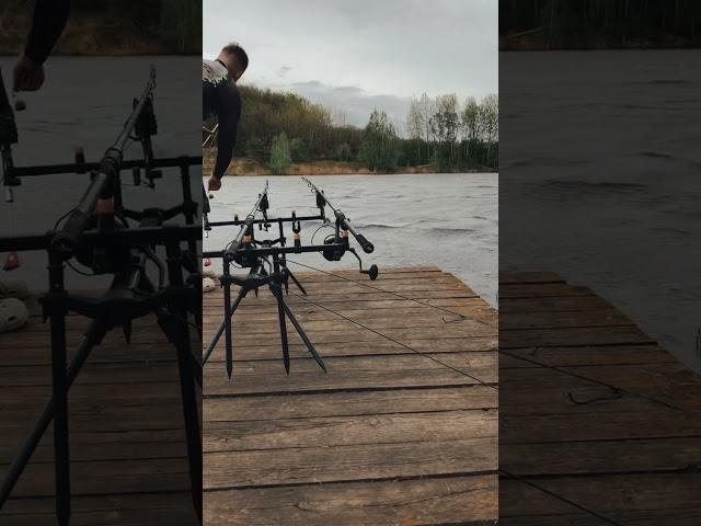 Рыбалка в шторм ️#carpfishing #карповаяловля #карповаярыбалка #карпфишинг #бойлы #рыбалка #carp