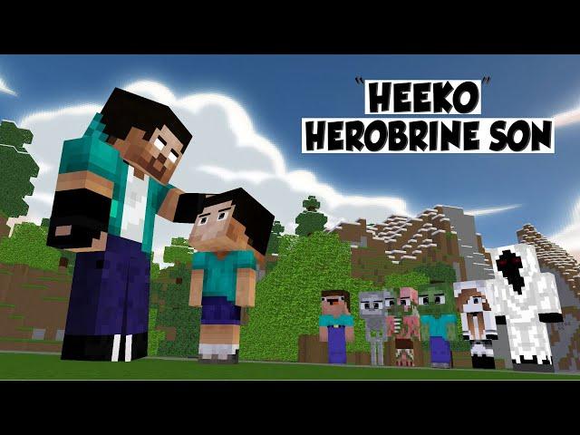 HEEKO AND GOOD ENTITY VS POSSESED HEROBRINE  - MONSTER SCHOOL ANIMATION