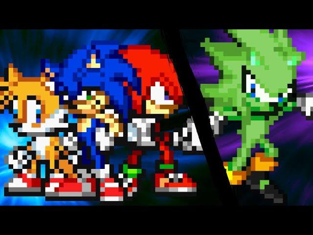 Sonic, Tails & Knuckles VS Ashura