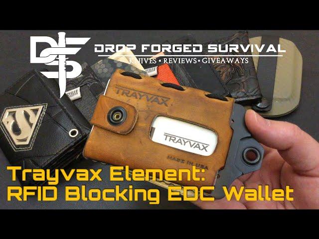 Trayvax Element : RFID Blocking EDC Wallet - Every Day Carry - EDC