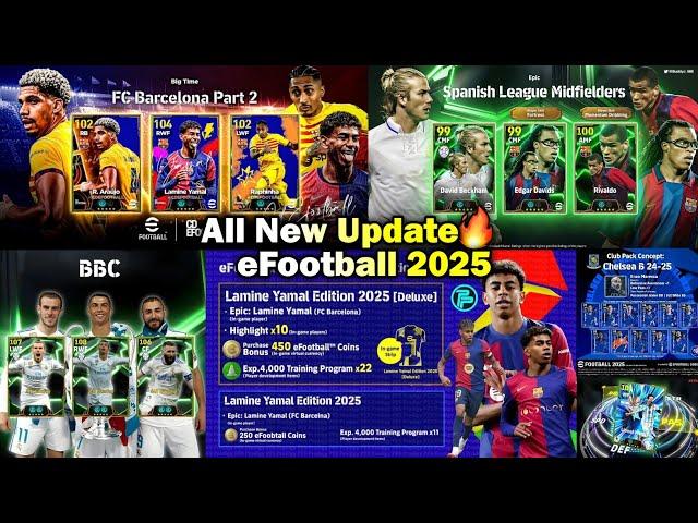  eFootball 2025 NEW Epic & Showtime Packs, Club Pack + FREE Coins! 