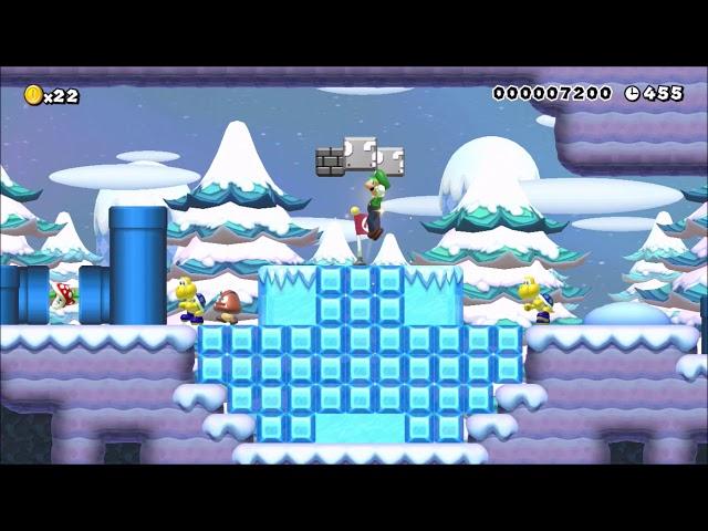 NSMBU Snow Theme in Super Mario Maker - Mario Making Mods Mod Mondays