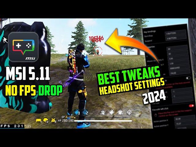 MSI App Player 5.11 Best Settings | msi emulator no fps drop Settings for free fire | Free Fire Pc