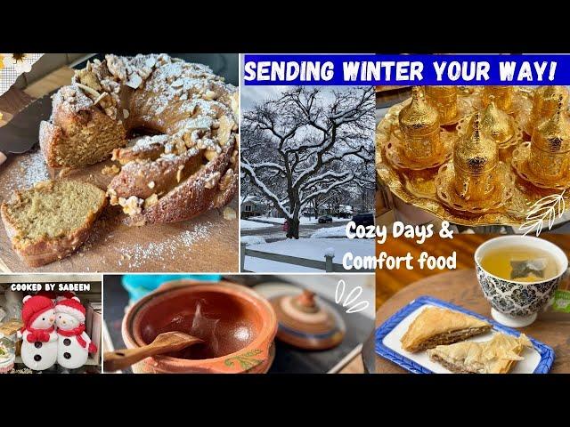 No Fail Coffee Cake|Winter Meal Prep| Our Pakistani Canadian Life|Cooked by Sabeen