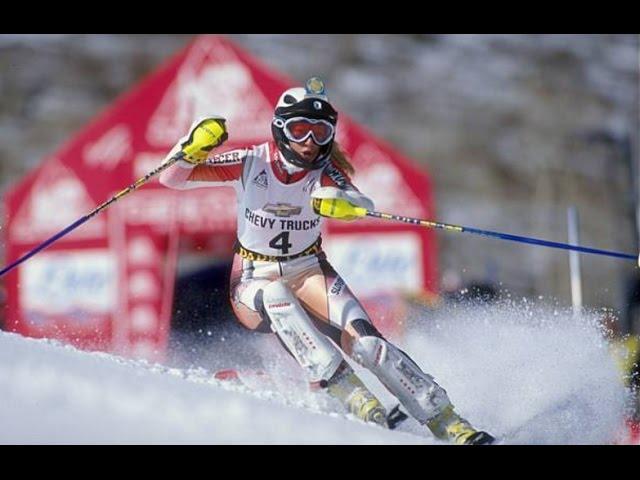 Urška Hrovat wins slalom (Park City 1998)