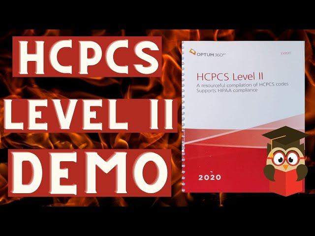 HCPCS LEVEL II DEMONSTRATION | MEDICAL BILLING AND CODING STUDENT | MEDICAL CODING WITH BLEU