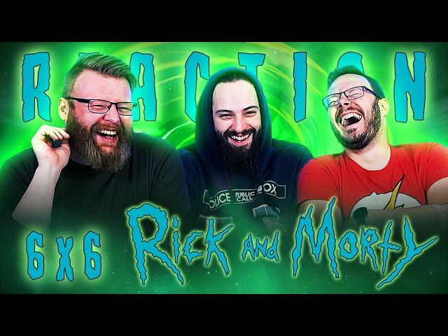 Rick and Morty 6x6 REACTION!! "Juricksic Mort"