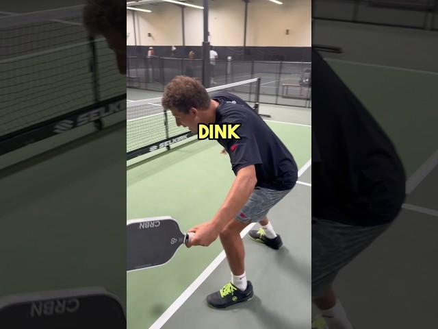 When to use a Slice Dink and a Topspin Dink in Pickleball! #pickleballtips #pickleball