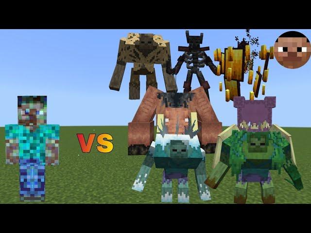 The Boss vs New Mutant More | Minecraft Java | Mob Battle