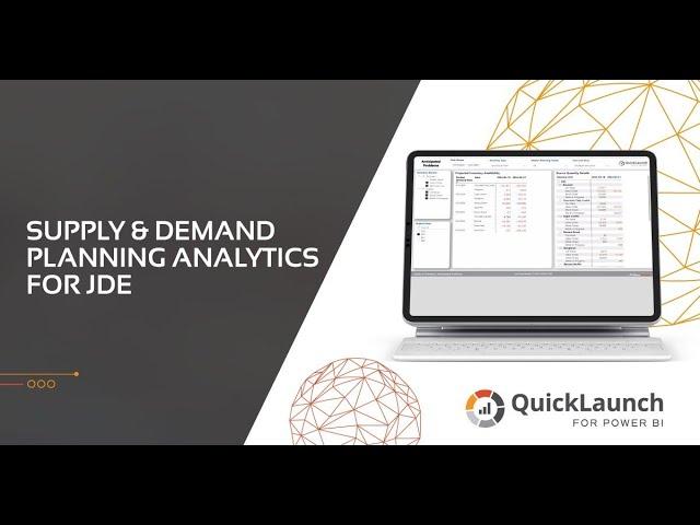 Maximizing Efficiency: Supply and Demand Planning Analytics for JD Edwards