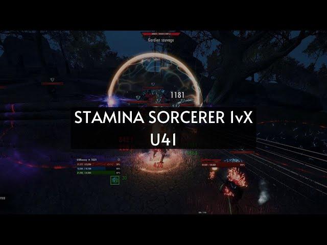 Stamina Sorcerer 1vX - New Meta - ESO PvP - U41