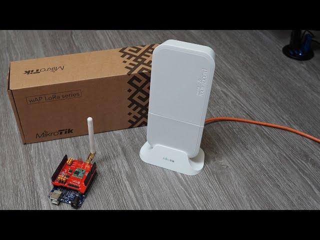 MikroTIK LR8 Multi-Channel LoRaWAN Gateway | Unboxing & Setup with The Things Stack (German)