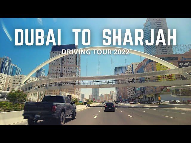 [4K] DRIVING FROM DUBAI TO SHARJAH | DEIRA TO ROLLA | AMAZING ROAD VIEW