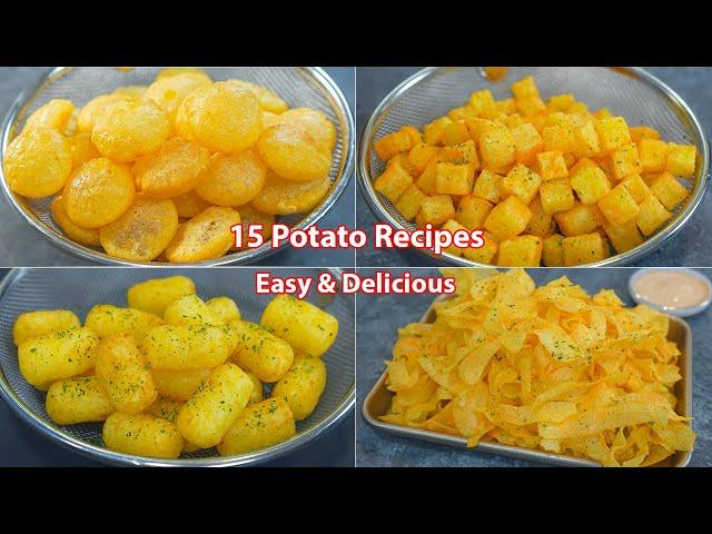 15 Amazing Potato Recipes! Collections! Cheap and Delicious Potato snacks, you can cook EVERYDAY!