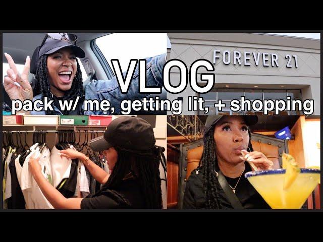 VLOG: pack w/ me, getting lit, shopping w/o money, acting crazy on camera & more!